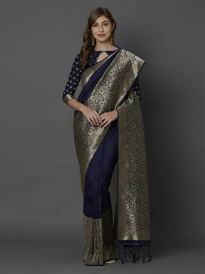 Latest Designer Rich Pallu Banarasi Silk Saree Collection For Festivals And Functions 