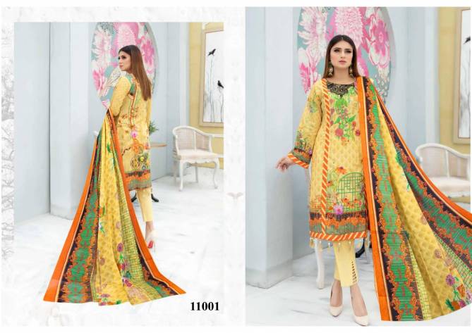 Iris 11 Latest Fancy Designer Casual Wear Cotton Karachi Dress Materials Collection
