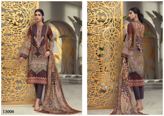 Iris 13 Ready Made Printed Cotton Regular Wear Karachi Dress Collection
