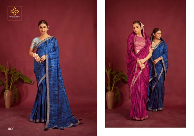 Shakunt By Shubh Shree Velvet Tusser Silk Designer Sarees Orders In India