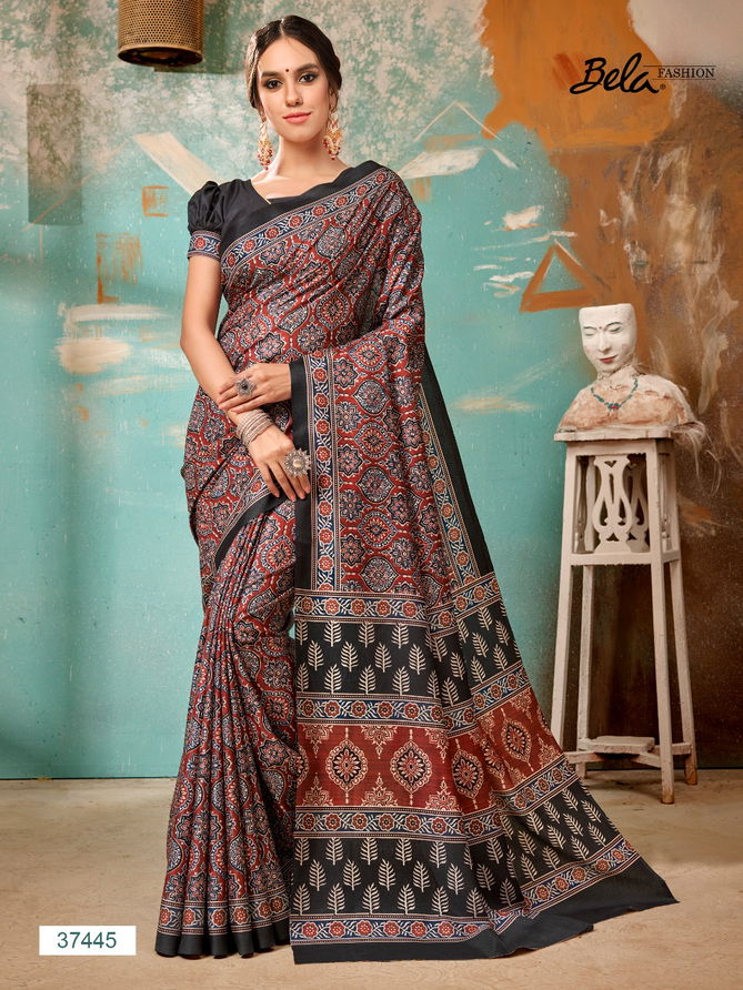 Bela Tulsi New Designer Manipuri Silk Digital Printed Latest Party Wear Saree Collection