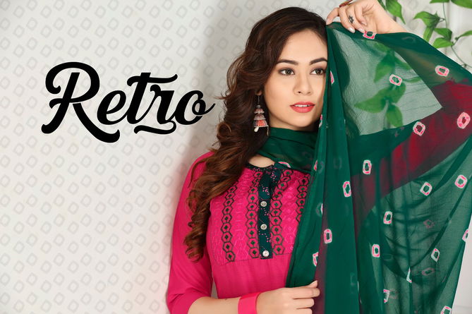 Trendy Retro 2 Latest fancy Regular Wear Rayon Printed Readymade Collection
