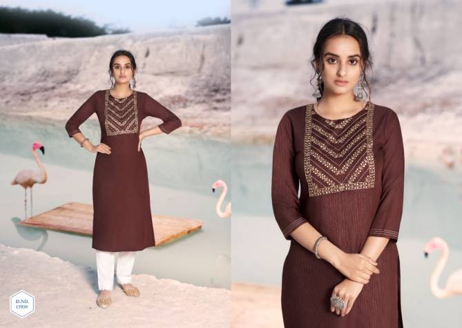 Kalaroop Shahi Designer Ethnic Wear Rayon Latest Kurti Collection