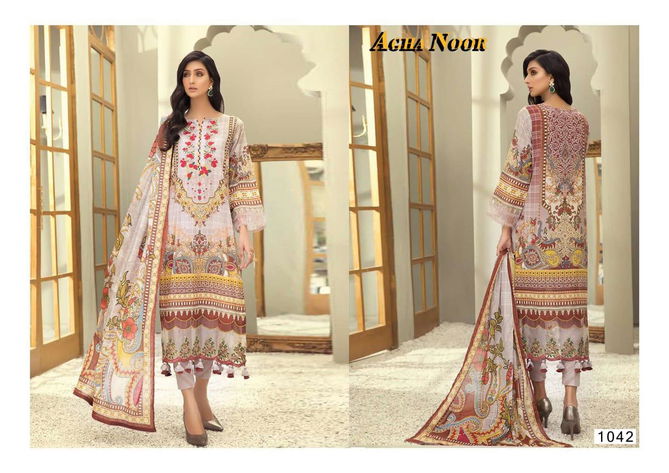 Agha Noor 4 Fancy Designer Casual Wear Printed Salwar Kameez Collection
