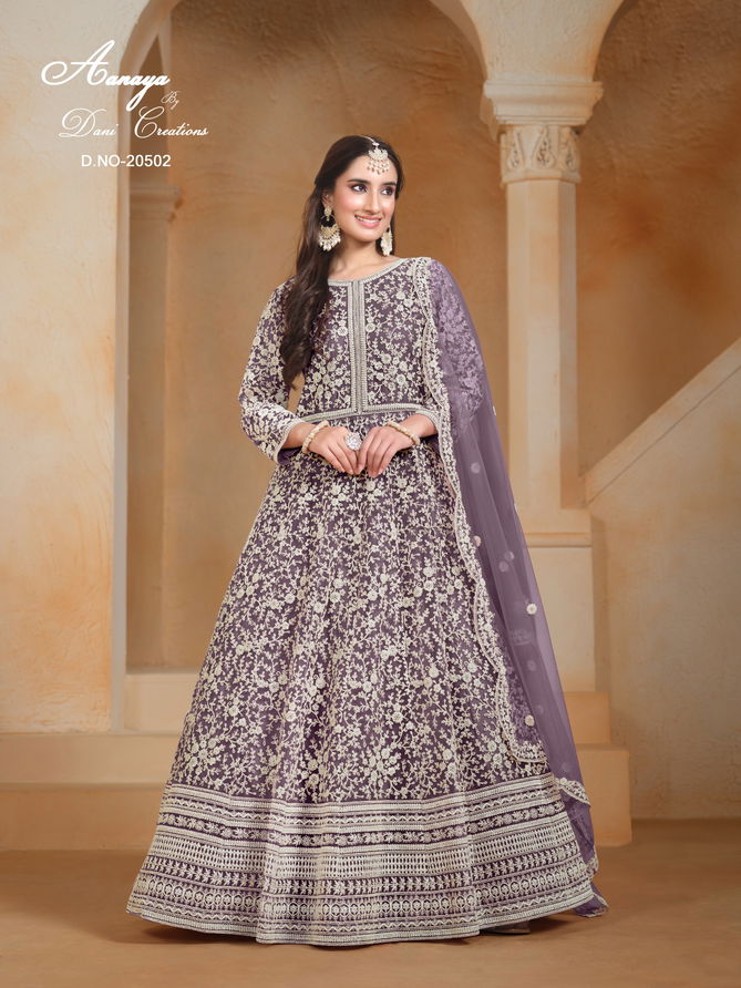 Aanaya Vol 205 By Twisha Net Salwar Suit Exporters In India