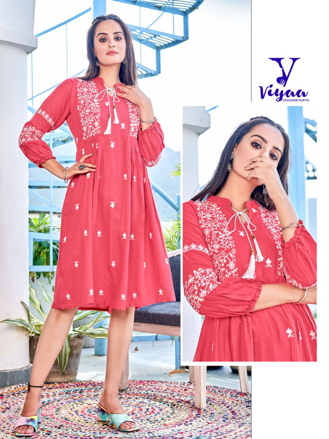 Viyaa Candy Heavy Rayon Fancy Tunic Collection
