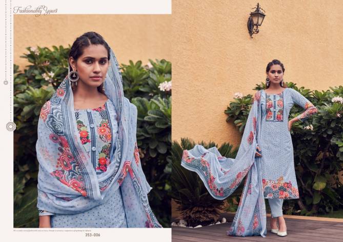 Zulfat Sigma Pure Cotton Casual Wear Printed Cotton Designer Dress Material Collection
