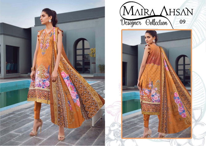 Maira Ahsan Designer Collection 1 Fancy Designer Casual Wear  Karachi Dress Material Collection
