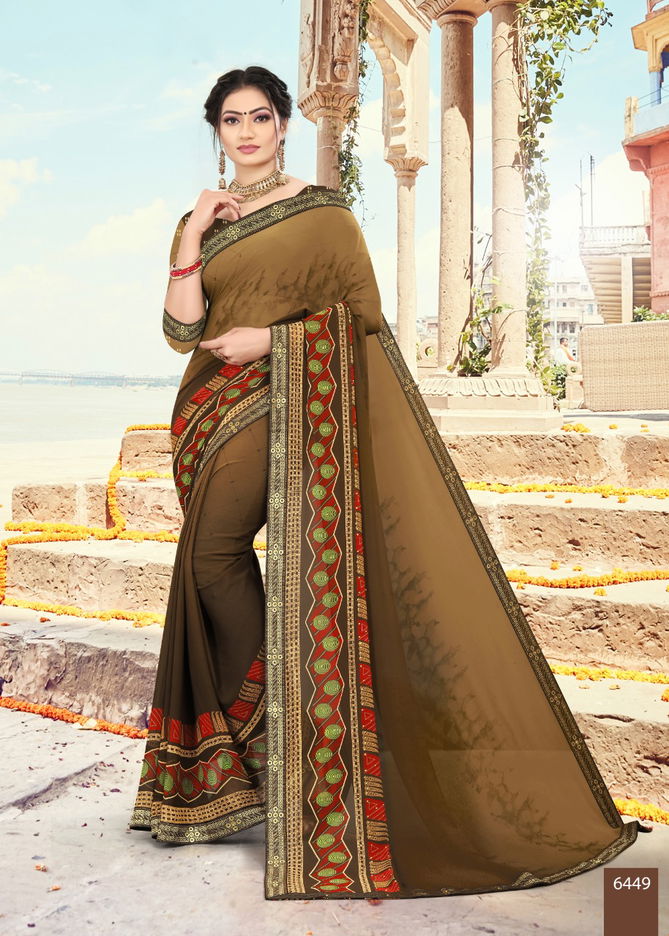 Blue Eyes 21 Latest Fancy Regular Wear Weightless Georgette Printed Sarees Collection
