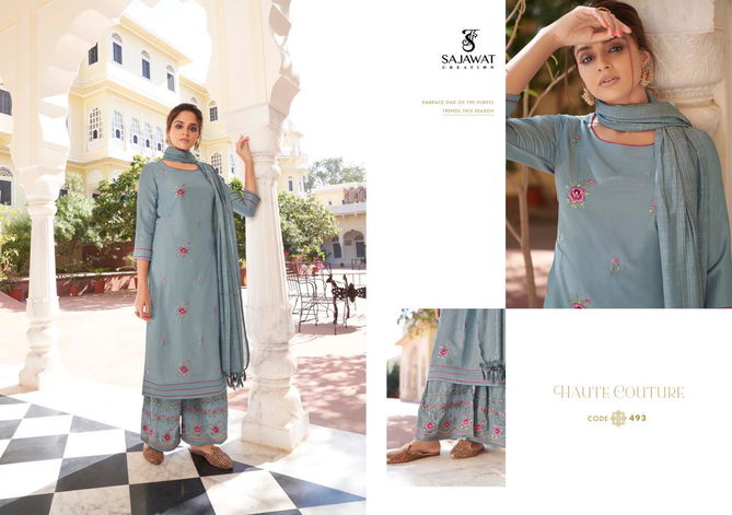 SAJAWAT  ROOHI VOL -02 Latest Heavy Designer Festive Wear Fancy Pyor Modal Viscose Heavy Work Salwar Suit Collection