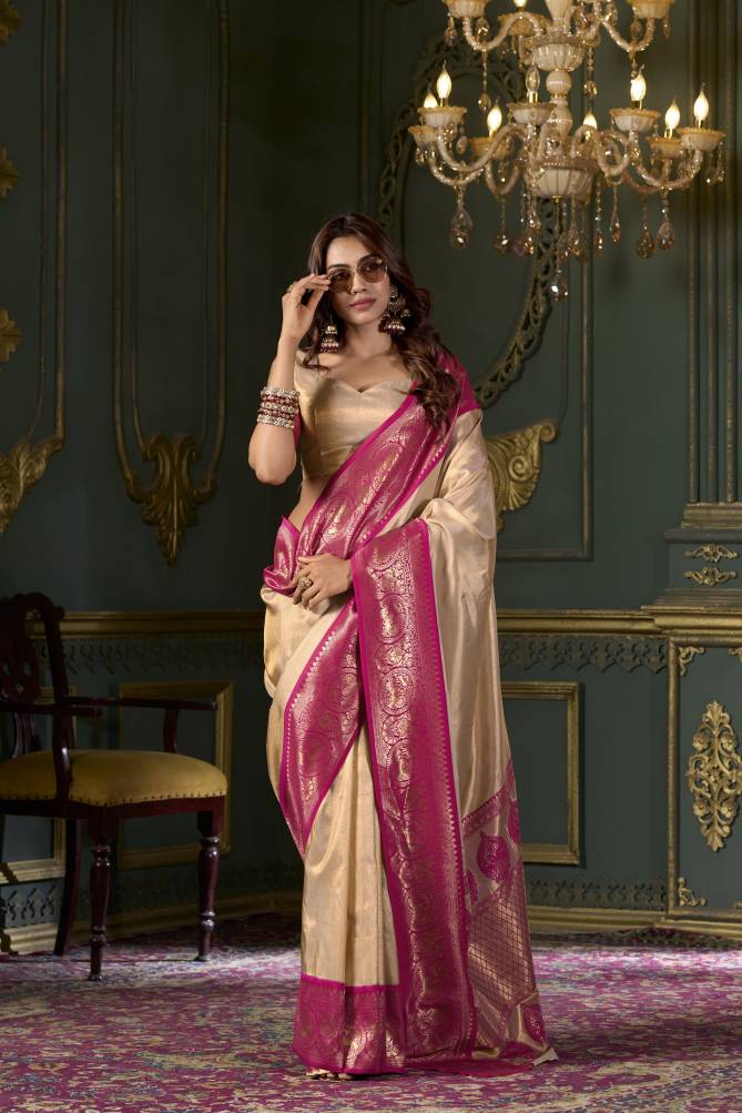 Aanandi Silk 620001 By Rajpath Tissue Silk Saree Wholesale Online