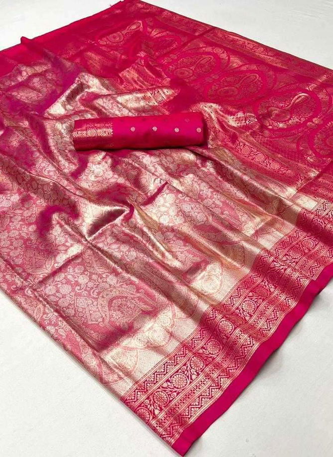 Kanjeepuram Silk By Rajtex 358001 To 358006 Series Surat Saree Wholesale Market