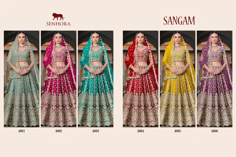 Sangam By Senhora Designer Lahenga Choli Wholesale Price In Surat