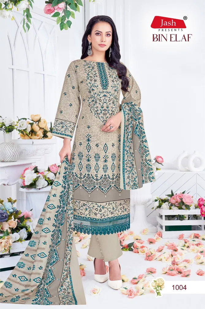 Bin Elaf Vol 1 By Jash Cotton Dress Material Exporters In India