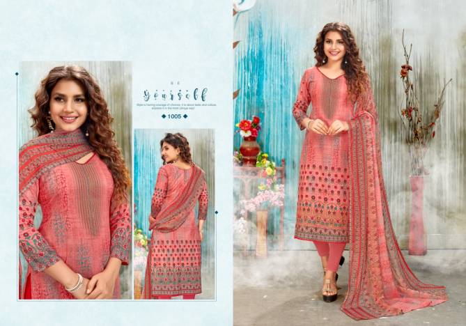 Anita Kesariya Suhani Designer Dress Materials 251 Casual Regular Wear Pure Cambric Color Set Matching Dress Material Collection