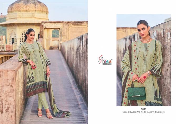 Binsaeed Lawn Collection Vol 9 Cotton Dress Material Wholesale Price In Surat
