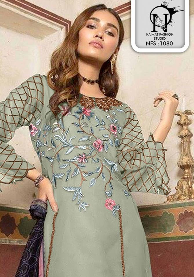 NFS 1080 Beautiful Embroidery Readymade Suits Catalog