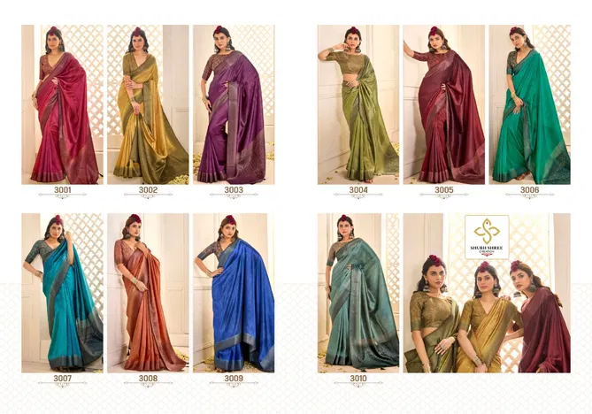 Pallavi Vol 3 By Shubh Shree Tusser Silk Sarees Exporters In India