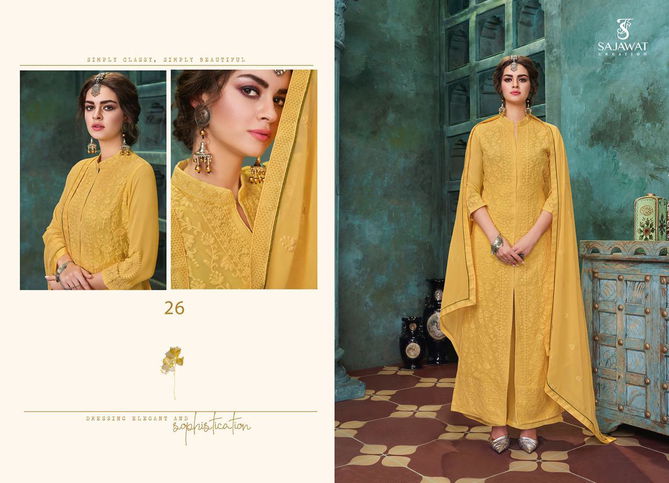 Sajawat Lakhnavi Vol 4 Exclusive Latest Heavy Designer Festive Wear Salwar Suit Collection 