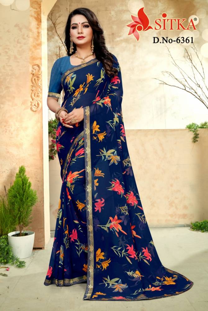 Kohinoor Marble Latest Daily Wear Chiffon Printed Bordered Saree Collection 
