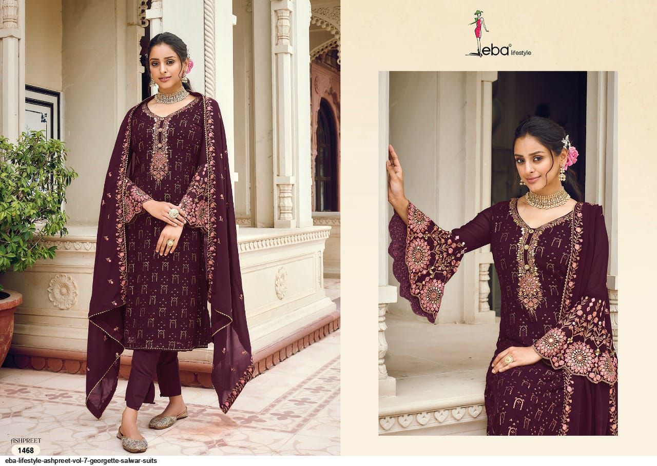 Ashpreet Blooming Georgette Salwar Kameez Catalog