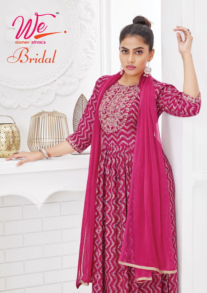 Bridal By We Naira Cut Printed Kurti With Bottom Dupatta Wholesale Market In Surat With Price