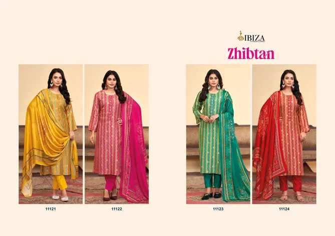 Zhibtan By Ibiza Pure Silk Salwar Kameez Surat Wholesale Market