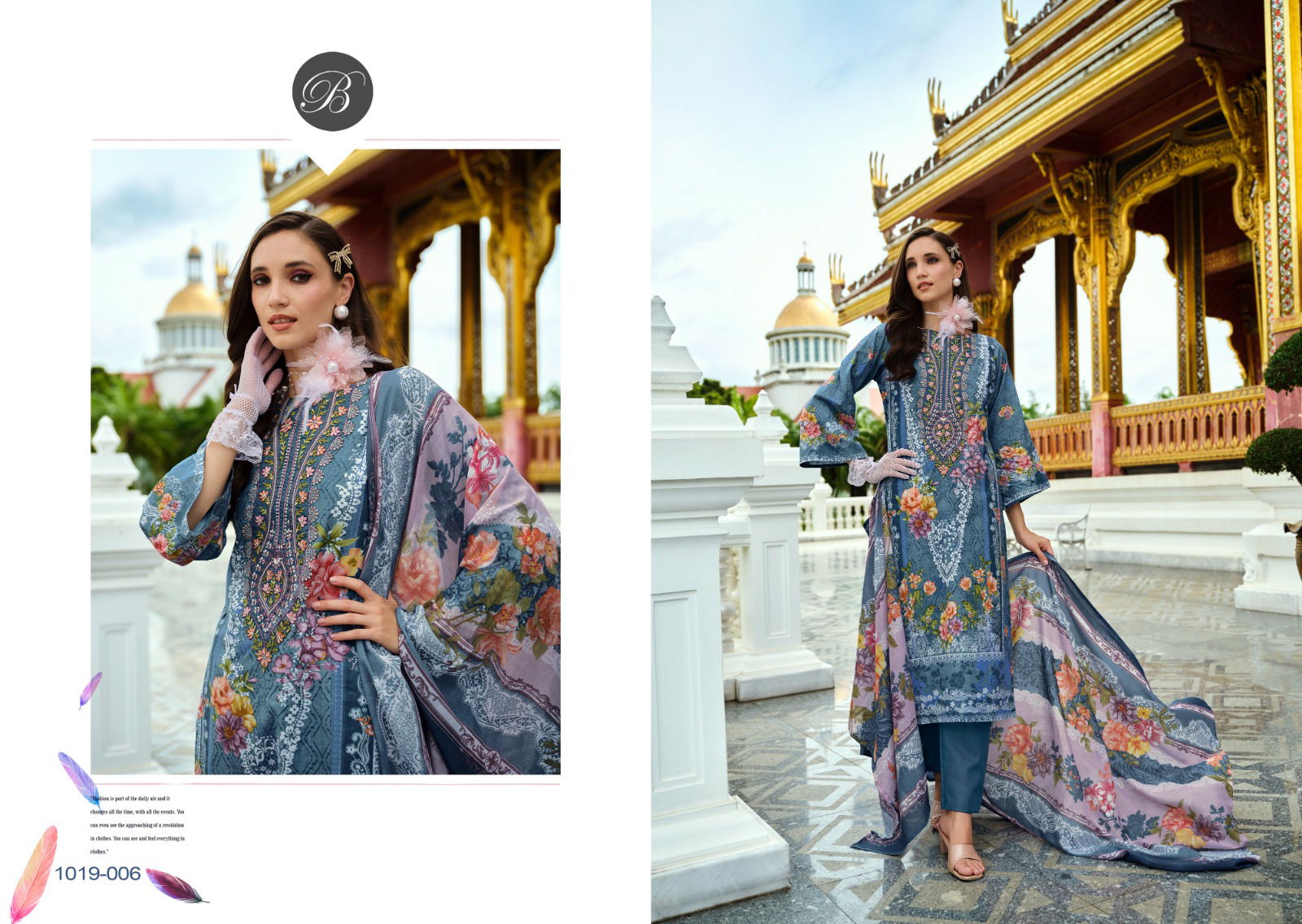 Naira Vol 88 By Belliza Cotton Printed Dress Material Exporters In India