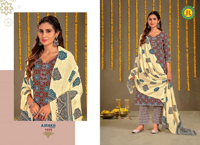 Jt Ajrakh Special Vol 1 Printed Cotton Dress Material Catalog