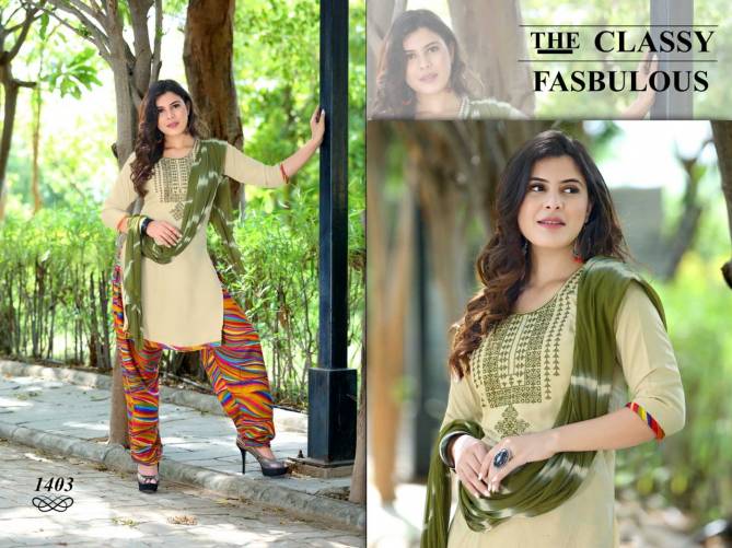 Trendy Sonam Latest Ethnic Wear Printed Rayon Designer Ready Made Collection
