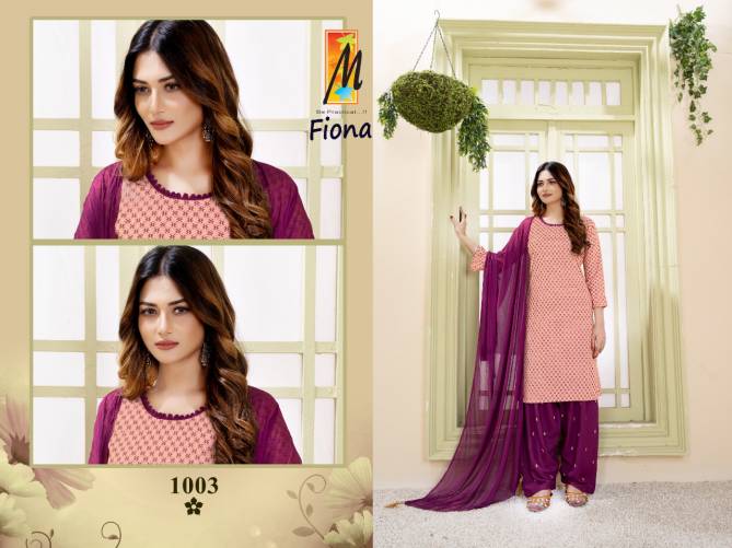Master Fiona Fancy Casual Daily Wear Cotton Printed Ready Made Collection