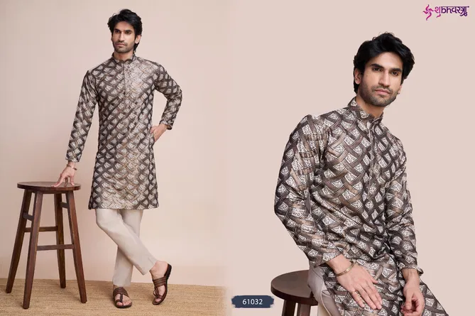 Mens Tradition By Shubhvastra Silk Embroidered Kurta Orders In India