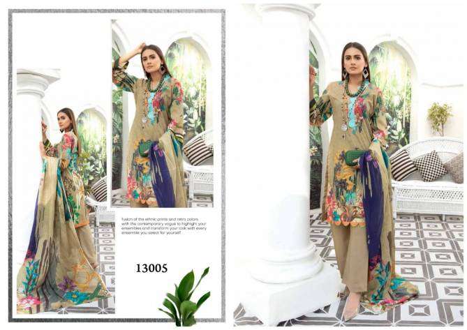 Iris 13 Cotton Karachi Cotton Printed Regular Wear Dress Materials Collection
