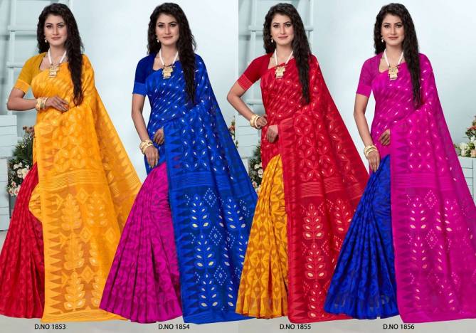 Kalista Kiyansha Casual Wear Cotton Silk Designer Saree Collection
