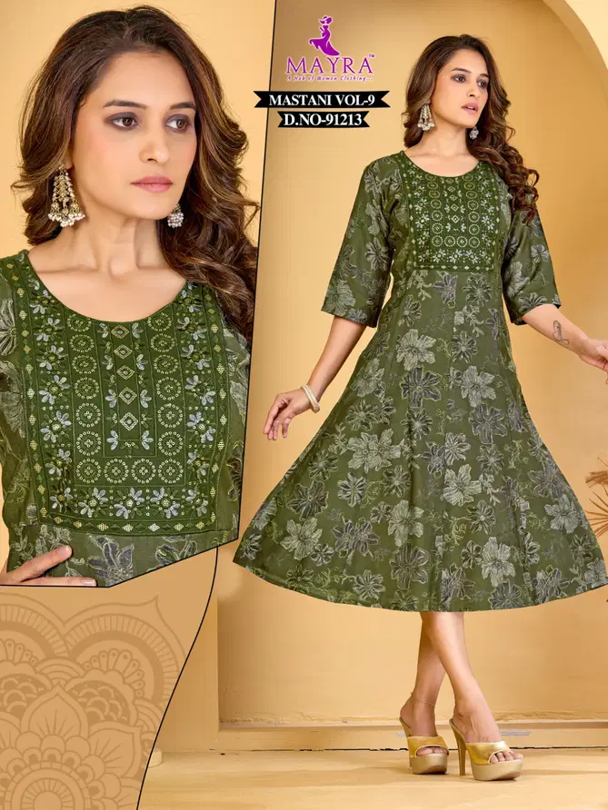 Mastani By Mayra Fancy Printed Kurtis Wholesale Clothing Distributors In India