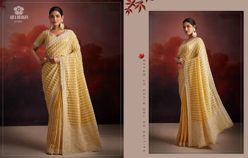 Swarna Vol 9 By Arya Designs Party Wear Saree Wholesale In India