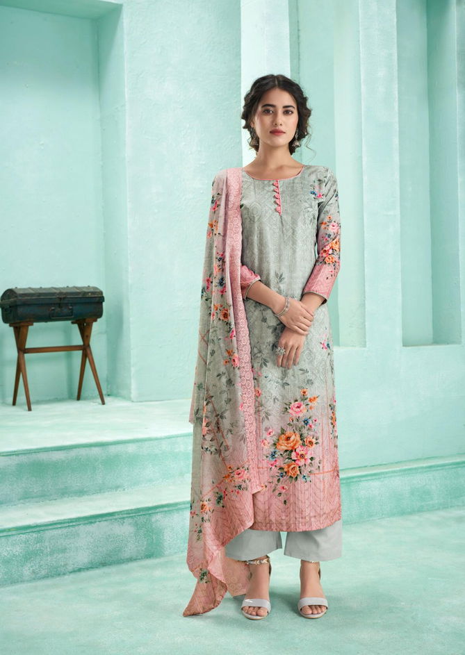 Karma Azaa 5 Printed Designer Jam Cotton Casual Wear Dress Material Collection