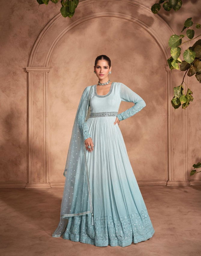 Izhar By Sayuri Designer Gown With Dupatta Suppliers In India