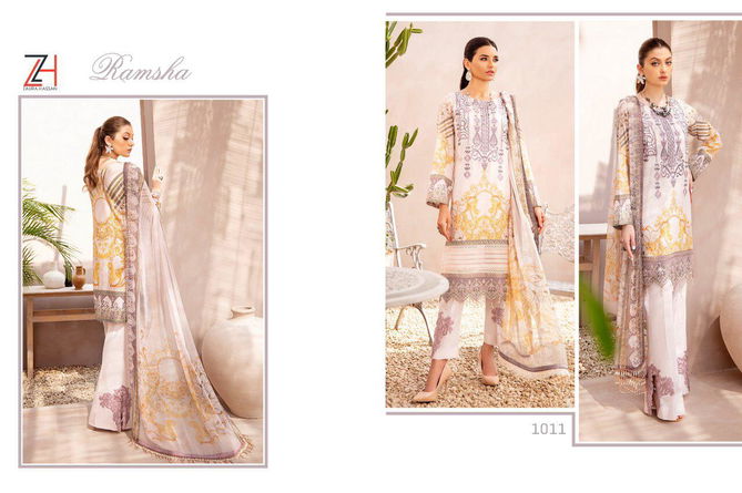 Zaura Hassan Ramsha Latest Designer Fancy Festive Wear Collection With Pure Chiffon Dupatta 