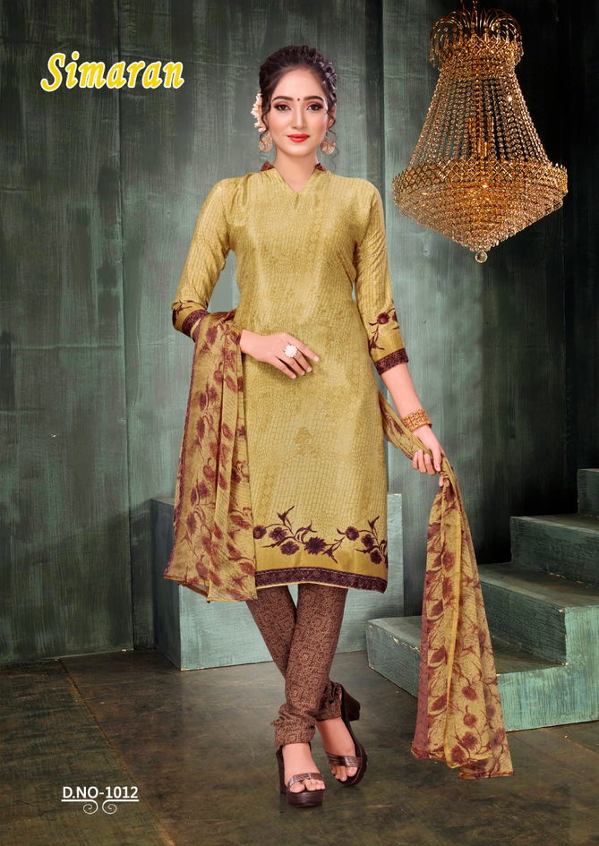 Amit Simaran New Exclusive Printed Heavy Freanch Crepe Casual Wear Dress Material Collection
 