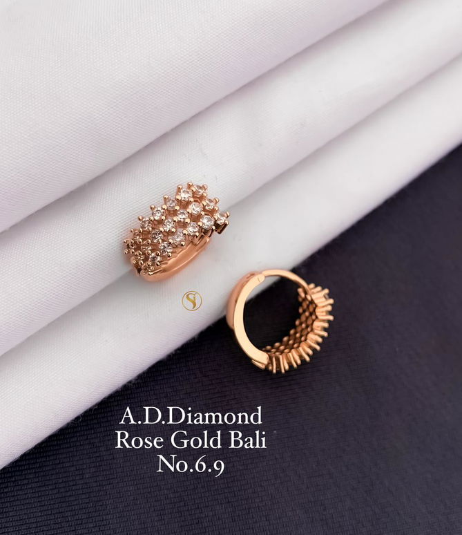 Diamond Rose Gold And Silver Tops Exporters in India