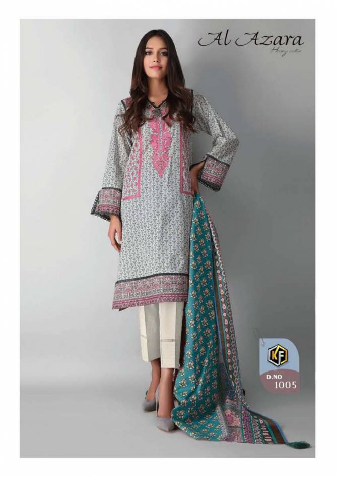 Keval Al Azara Luxury Fancy Casual Wear Karachi Cotton Dress Material Collection