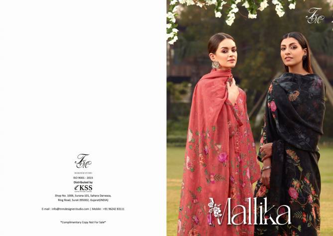 Mallika By Sahiba Digital Printed Salwar Kameez Dress Material Catalog