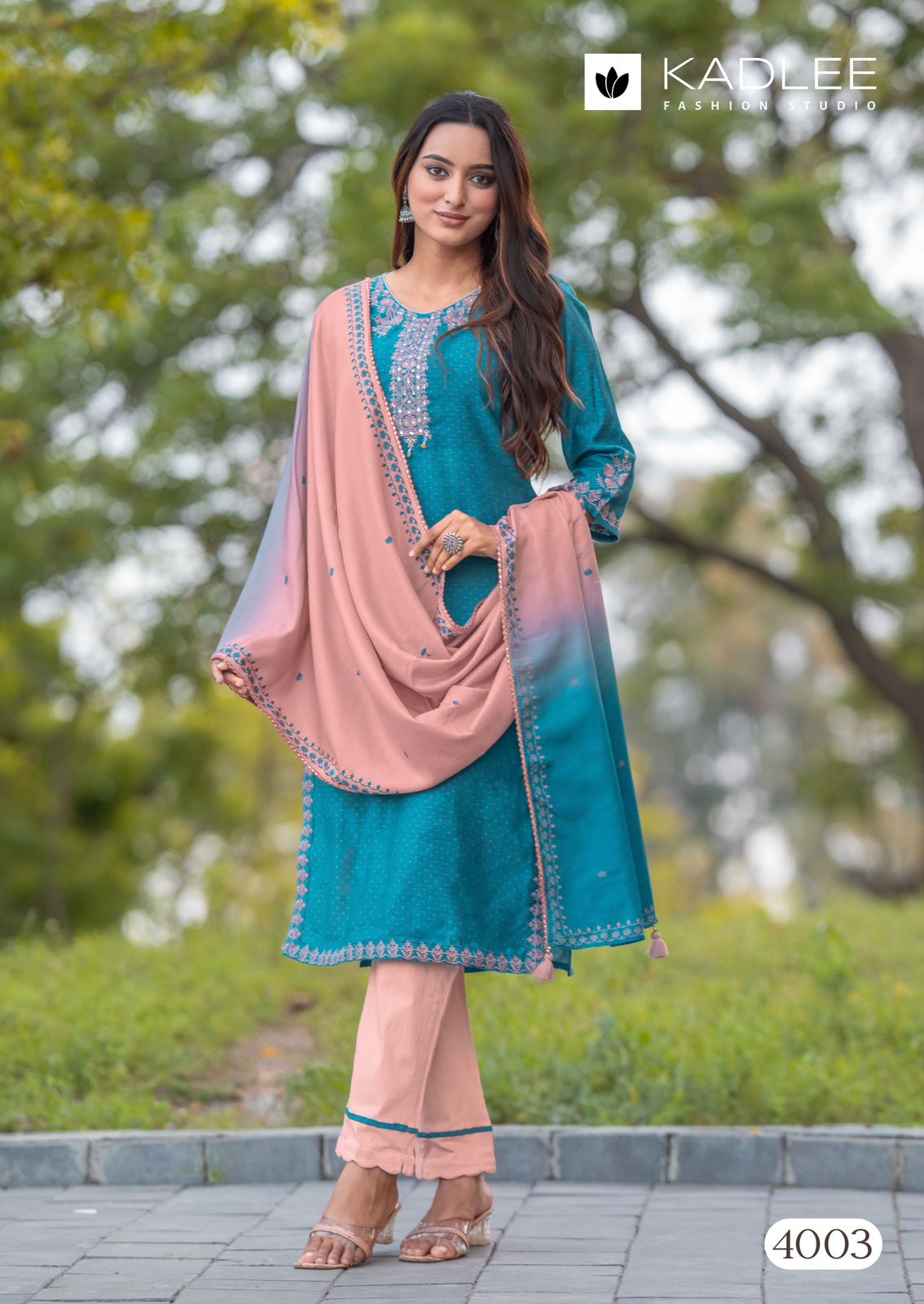 Marina By Kadlee Rayon Wholesale Kurti With Bottom Dupatta Suppliers In Mumbai