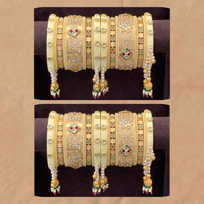 Nr Exclusive Kundan Bridal Bangles Catalog