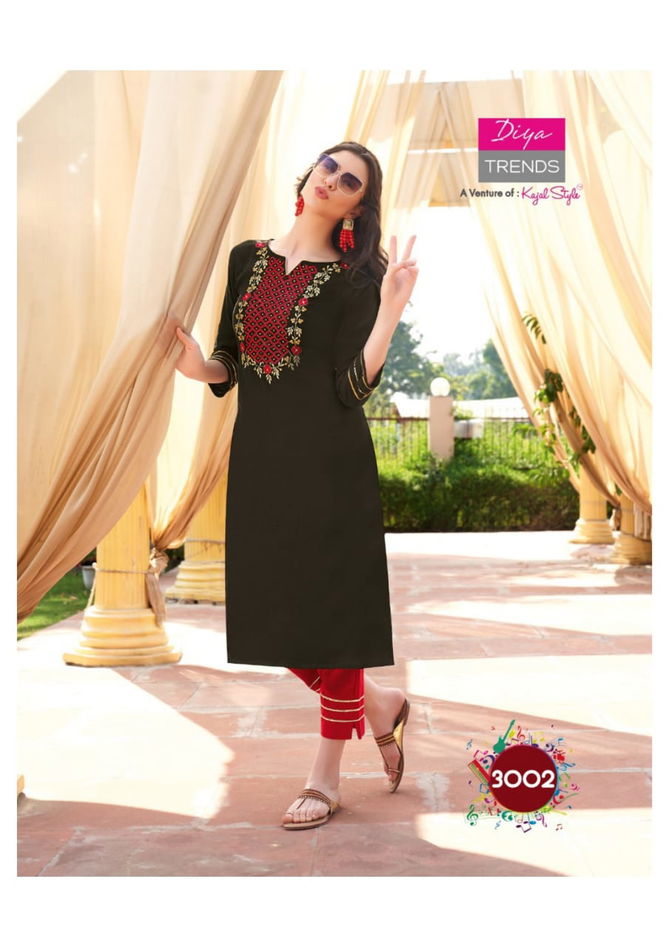 Forever 3 Latest Fancy Designer Ethnic Wear Classy Look Stylish Kurti With Bottom Collection
