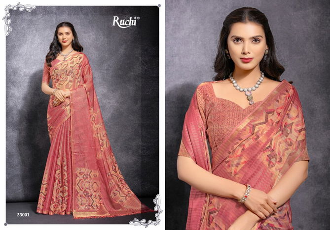 Kamyaa By Ruchi Linen Silk Printed Wholesale Saree Suppliers In Mumbai