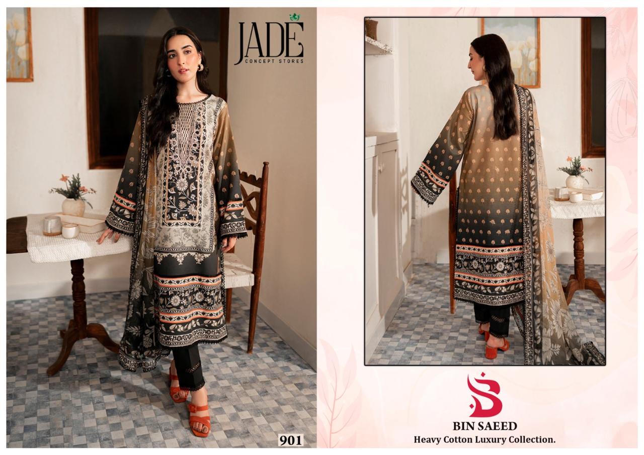 Jade Bin Saeed Vol 9 Heavy Cotton Luxury Dress Material Online Wholesale