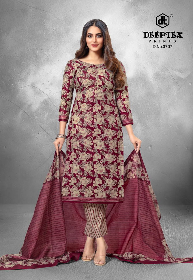 Deeptex Chief Guest Vol 37 Cotton Dress Material Wholesale Shop In Surat