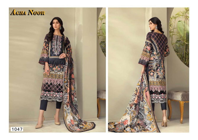 Agha Noor 4 Fancy Designer Casual Wear Printed Salwar Kameez Collection
